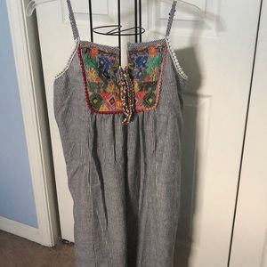 Embroidered Velvera Dress